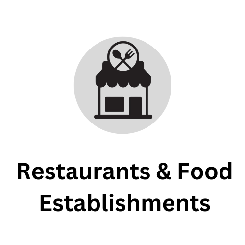 RESTAURANTS AND FOOD ESTABLISHMENTS